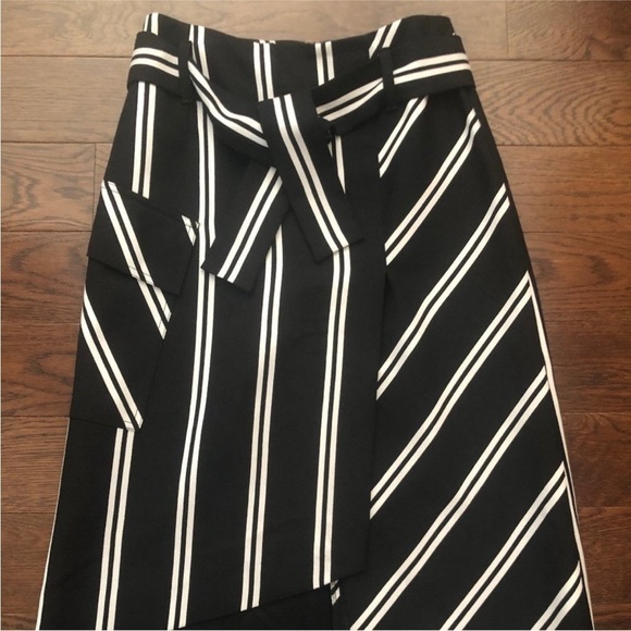 Maje Jakila Midi Striped Skirt - Picture 4 of 6